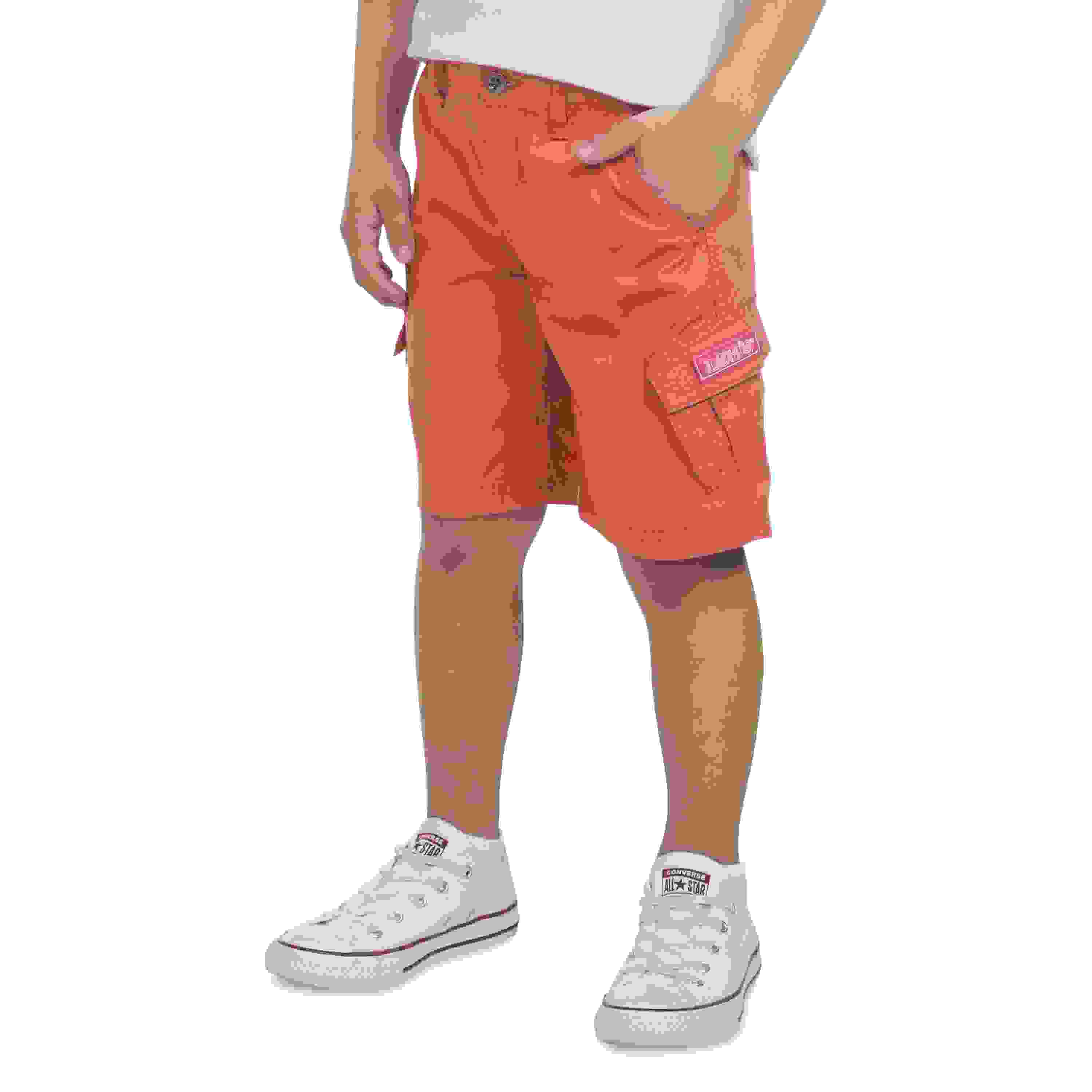 Levi's Red Tab Relaxed Little Boys' Red Cargo Shorts